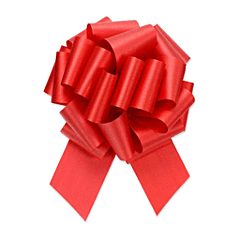 4" Pull Bow - Red