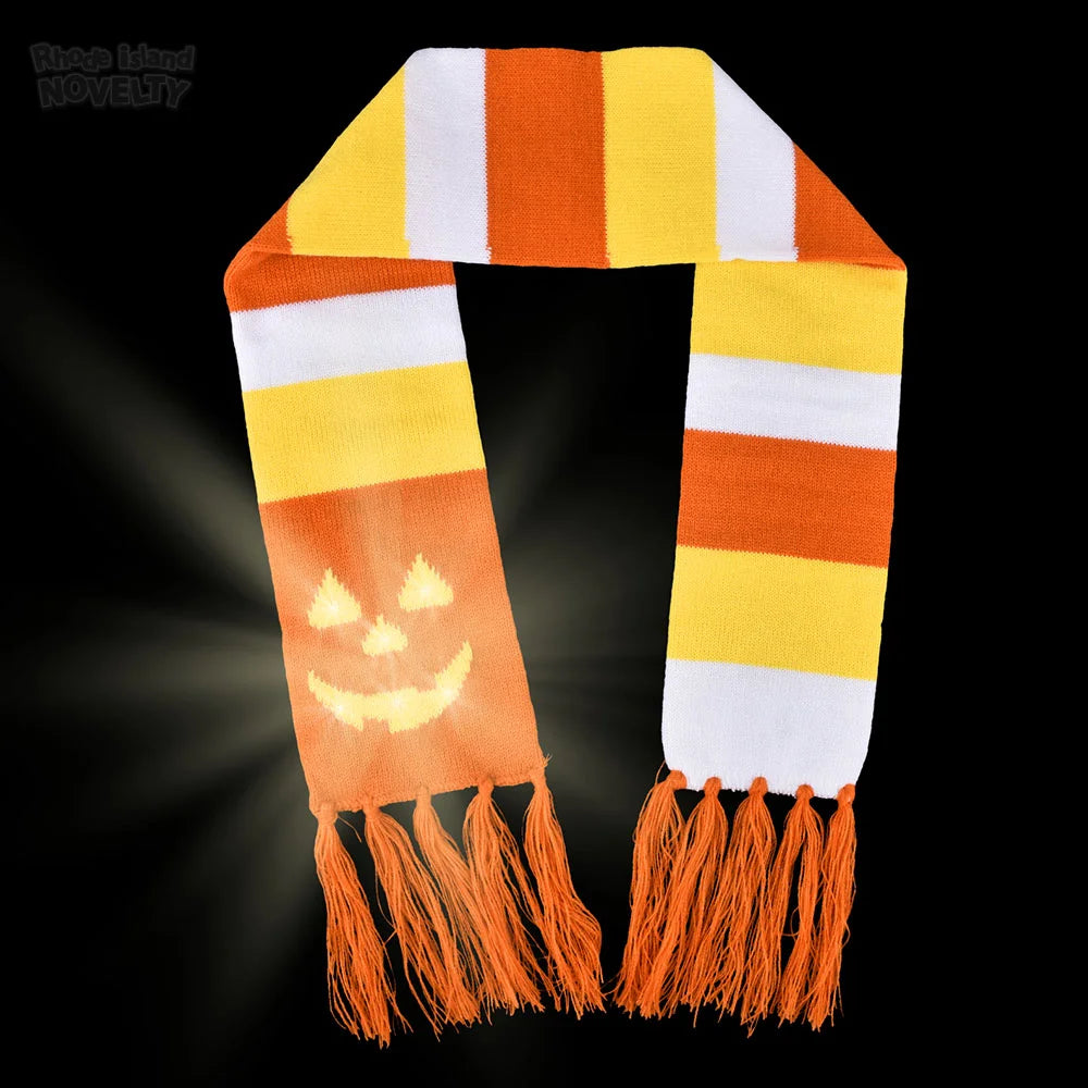 LIght-up Candy Corn Scarf