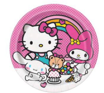 Hello Kitty and Friends - Lunch Plates 8ct