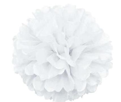 Mini Puff Ball - White 3ct