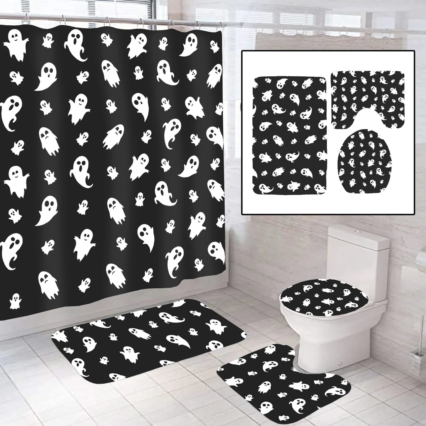 Ghost Bathroom - 4pc Set