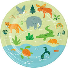 World Adventure - Dessert Plates 8ct