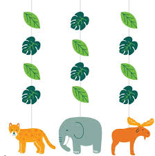 World Adventure - Hanging Cutouts 3ct