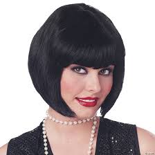 Flapper Wig - Black