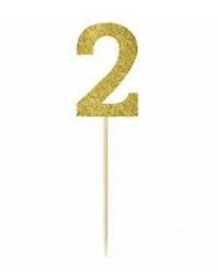 Gold Number Picks 4ct - 2