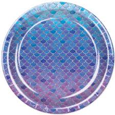 Mermaid Scales - Lunch Plates 8ct