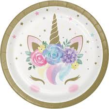 Unicorn Baby - Dessert Plates