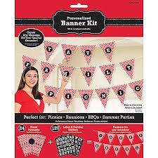 Banner Kit - Red Gingham