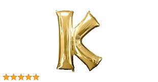 34" Gold Letter - K