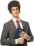 Righteous Preacher Wig - Brown & White