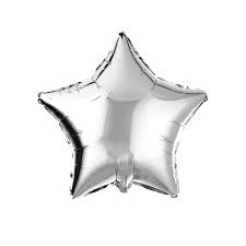 32" Jumbo Mylar - Silver Star