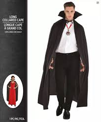Full Length Collared Cape - Black
