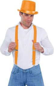 Suspenders - Orange