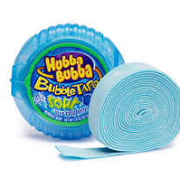 Hubba Bubba Tape Sour Blue Raspberry