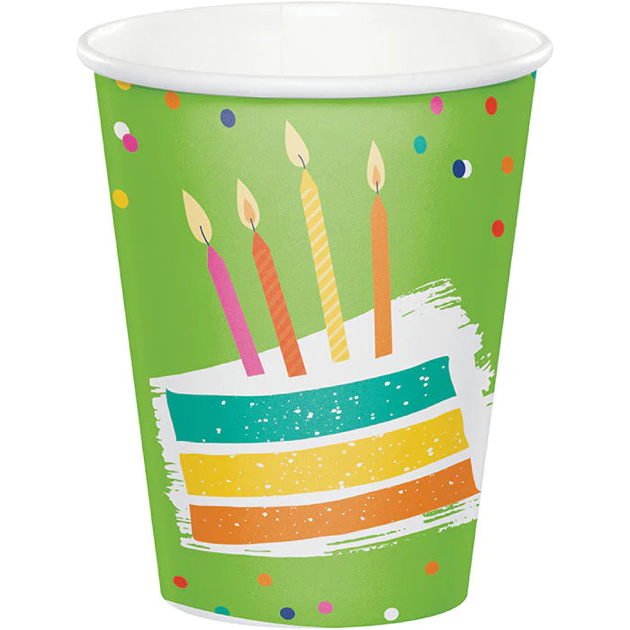 Cups 8ct - Festive Cake