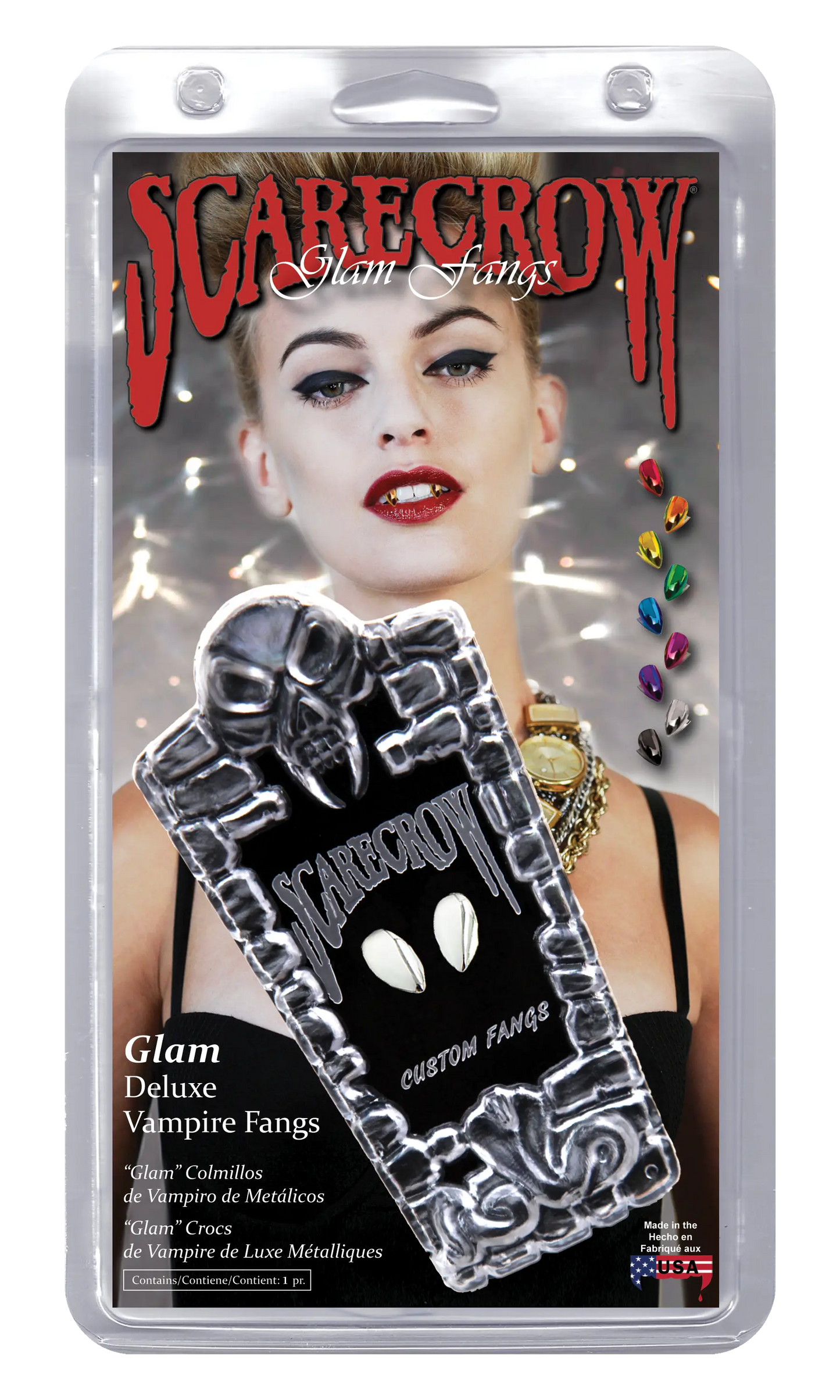 Scarecrow Chrome Small Deluxe Custom Fangs