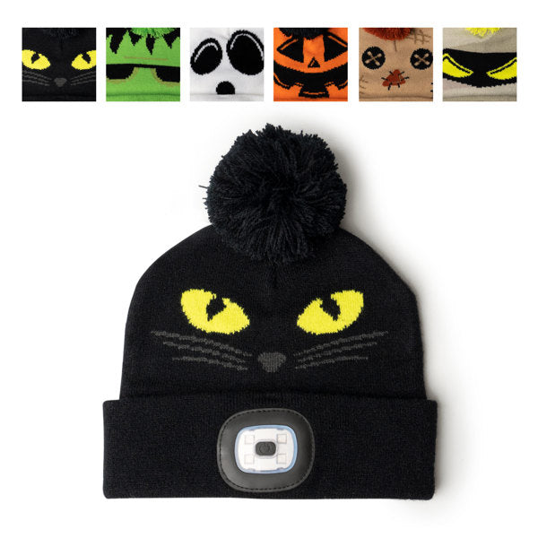 Kid's Night Scope Rechargeable LED Beanie - Halloween