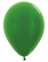 5" Metallic green 100ct - Sempertex