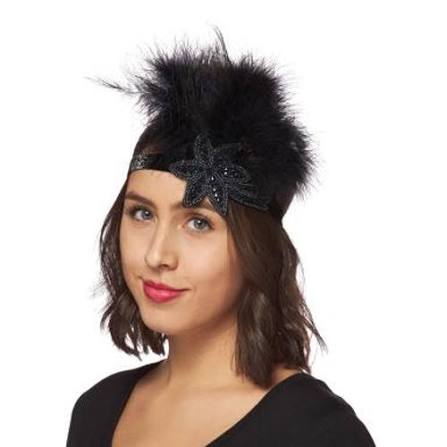 Flower Art Deco Flapper Headband