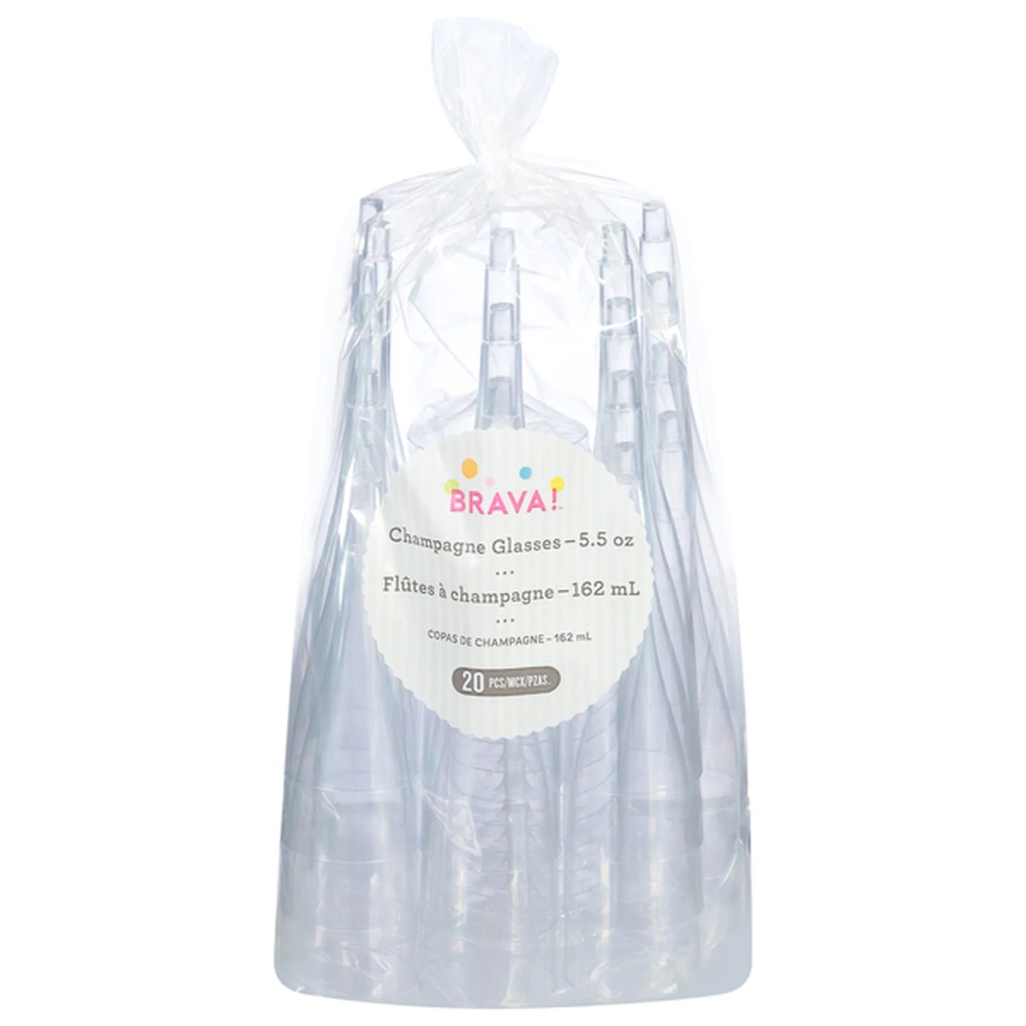 Brava - Champagne Glasses 20ct