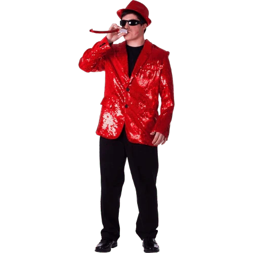 Adult Sequin Jacket - Red