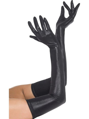 20" Leatherlike Gloves - Black