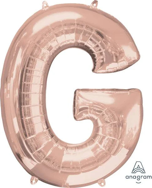37" Rose Gold Letter - G