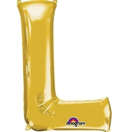 37" Yellow Gold Letter - L