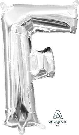 37" Silver Letter - F