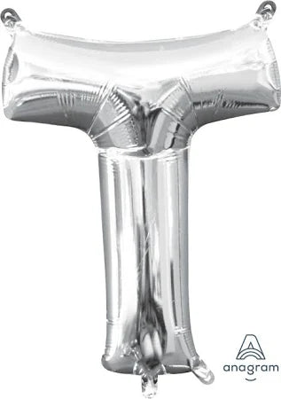 37" Silver Letter - T