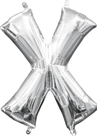 37" Silver Letter - X