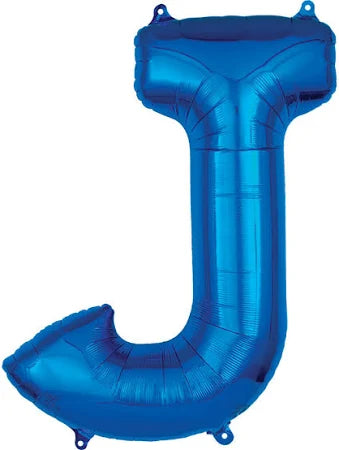 37" Blue Letter - J
