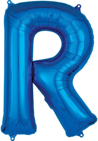 37" Blue Letter - R