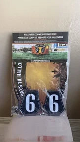Halloween Countdown Yard Sign