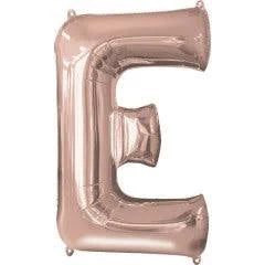 34" Rose Gold Letter - E