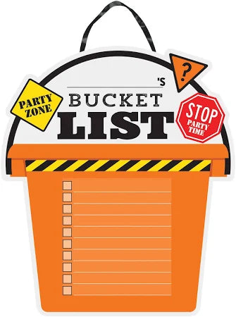 Sign- Bucket List