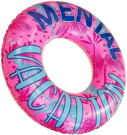Inflatable Pool Float - Mental Vacation Tube