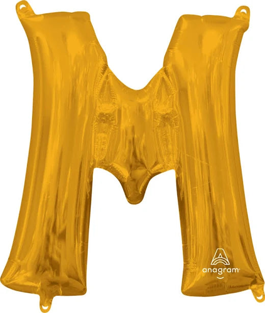 34" Yellow Gold Letter - M