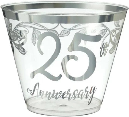 25th Anniversary Tumblers 30ct