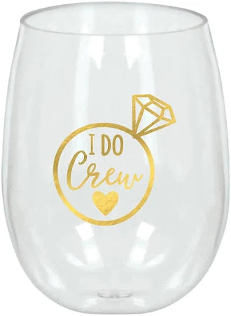 I Do Wine Glass 18oz