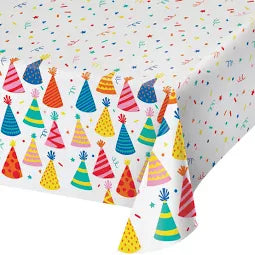 Hats Off Birthday - Paper Table Cover