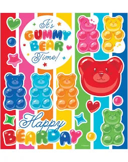 Gummy Bear Bash - Vinyl Sticker Sheet