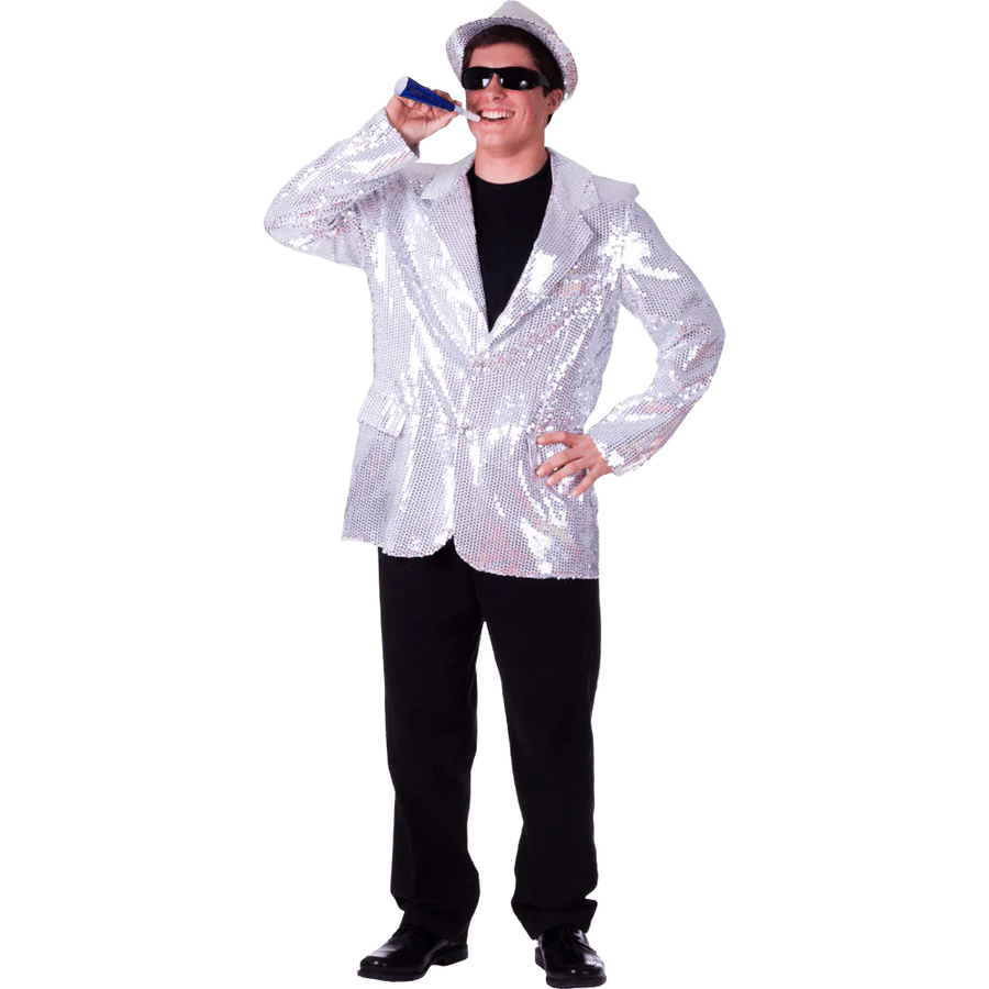Adult Sequin Jacket - Silver