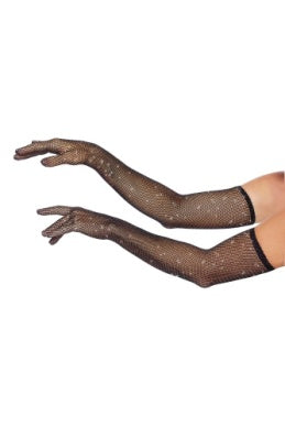 Lurex Opera Gloves