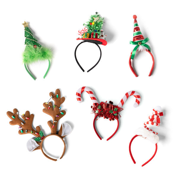 Lotsa LITES! - Twinkle Tops Flashing Holiday Hat Headbands