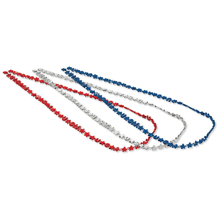 Letter Necklace - USA 3ct.