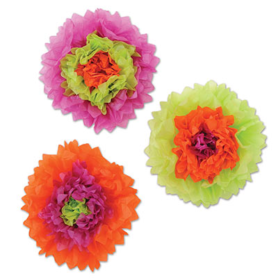 Tissue Flowers 3ct
