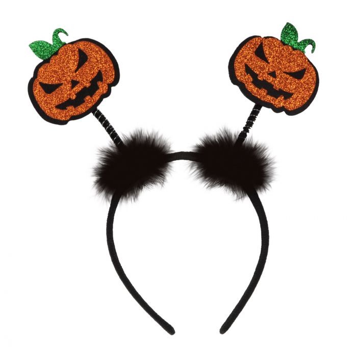 Glittered Jack-o-Lantern Boppers
