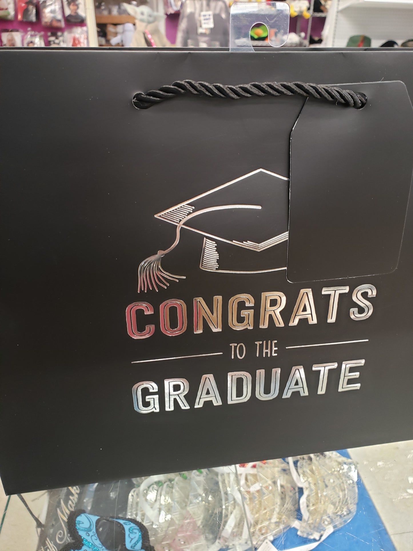 Gift Bag - Grad Black