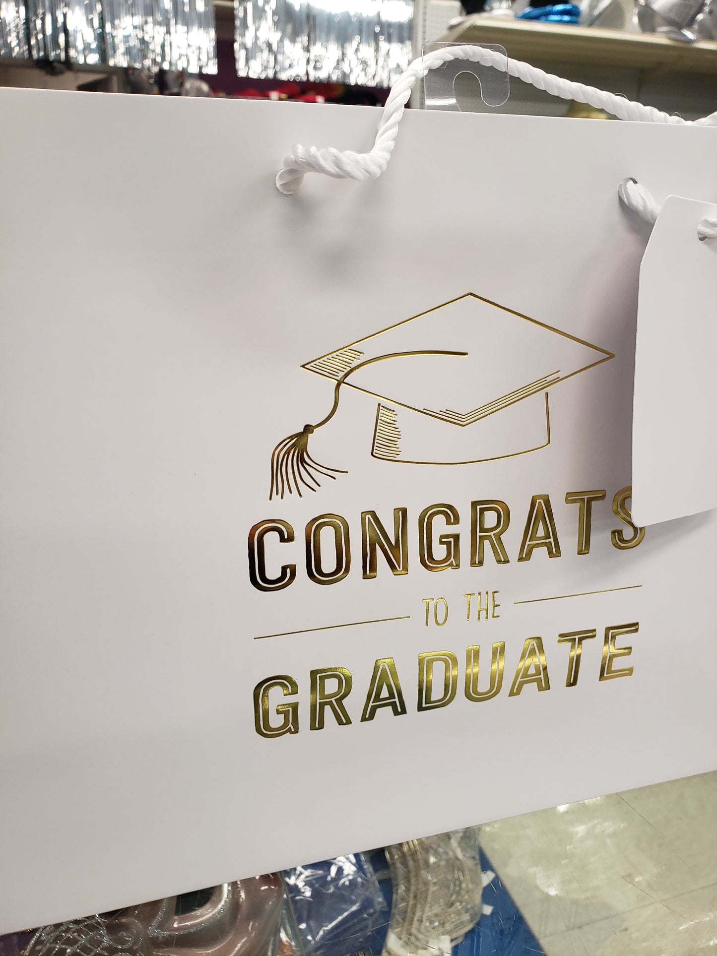 Gift Bag - Grad White